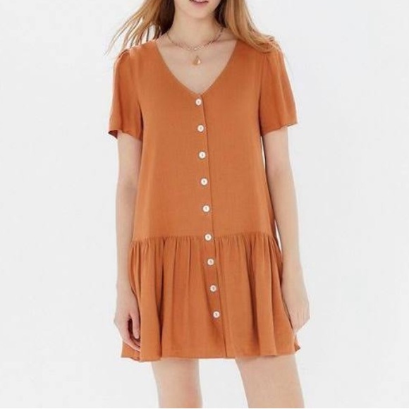 Urban Outfitters Dresses & Skirts - Urban Outfitters Houston Linen Botton Front Dress
